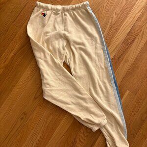 aviator nation 5 stripe sweatpants